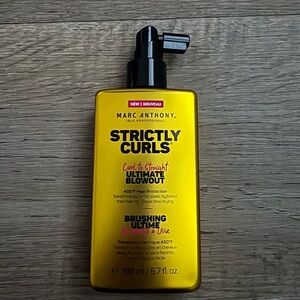 Brand New Marc Anthony Strictly Curls Curl to Straight Blowout Spray
